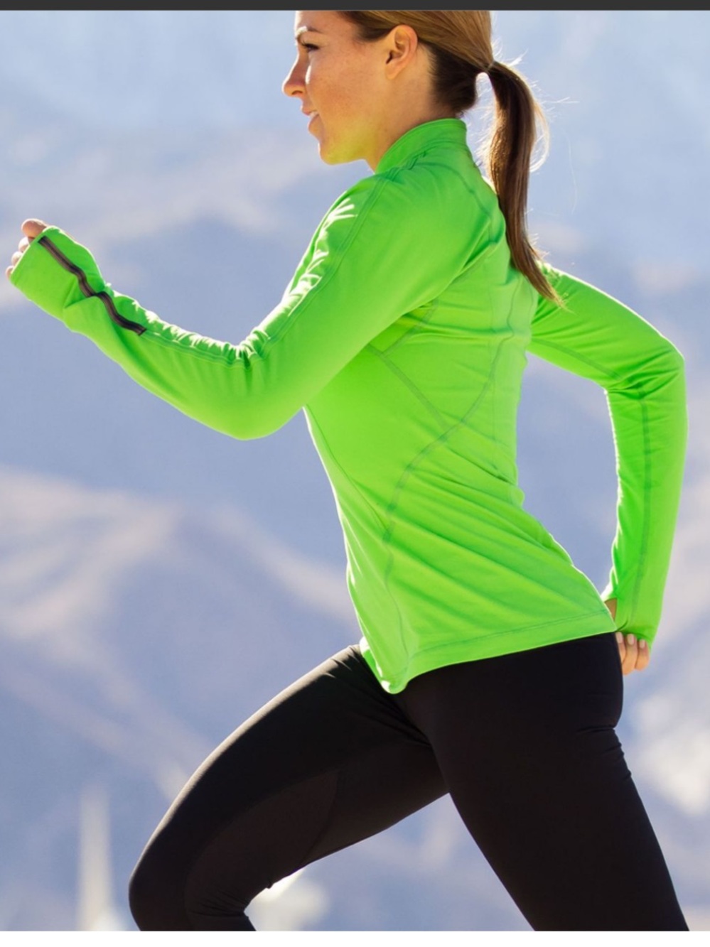 Lululemon Women’s Run: Rise and Shine Pullover Frond Green | Size 6